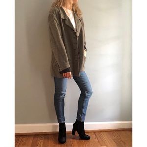 Buchman Women’s vintage gingham soft blazer 12/14